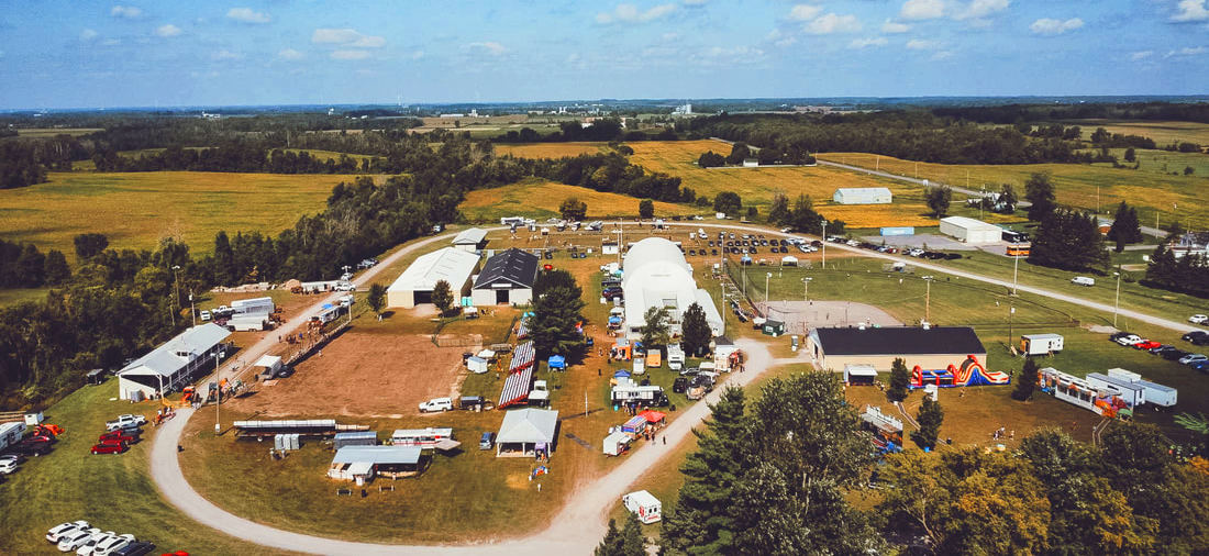stormont fair aerial fairgrounds
