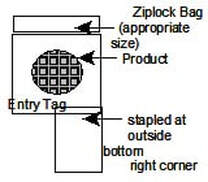 entrybaggingcularts entries inside a bag