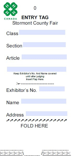 Entry Tag 4H fillable